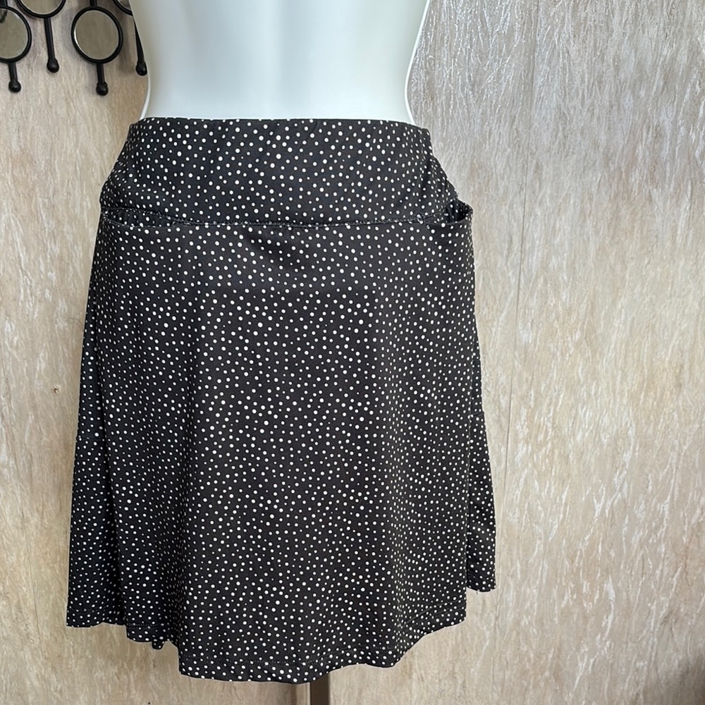 Polka Dot Black Skort